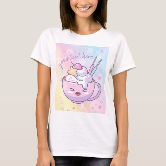 Sweet Desert bewerkbaar T-shirt (Voorkant)