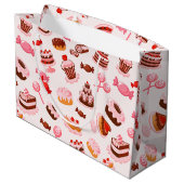 Sweet Dessert Gift Bag - Groot Large Cadeauzakje (Achterkant Gekanteld)