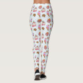 Sweet Dessert Traitements Leggings Motifs (Dos)