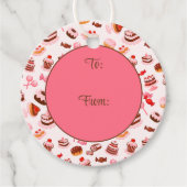 Sweet Desserts Bedankjes Labels (Voorkant)