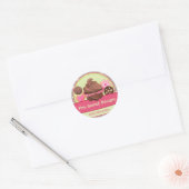 Sweet Desserts Ronde Sticker (Envelop)