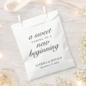 Sweet die eindigt op een nieuwe, beginnende bruilo bedankzakje (Geknipt)