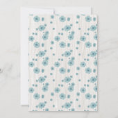 Sweet doe Deer Anniversaire Invitations (Dos)