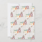 Sweet doe Deer Anniversaire Invitations (Dos)