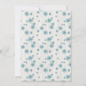 Sweet doe et Momma Deer Baby shower Invitations (Dos)