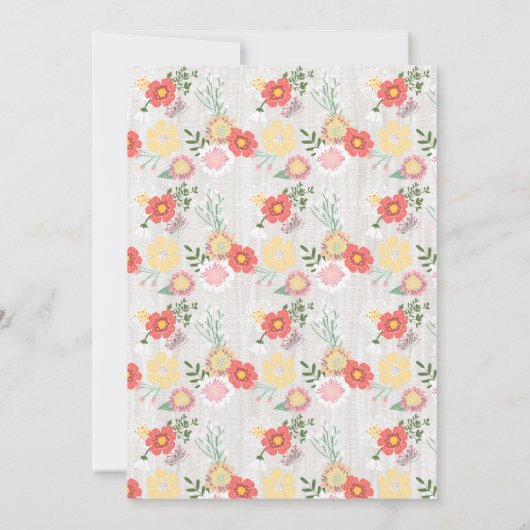 Sweet doe et Momma Deer Baby shower Invitations (Dos)