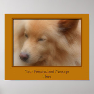 Sweet Dog Face, gepersonaliseerd Poster