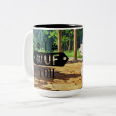 Sweet Dog in a Mug Illustration (Devant gauche)