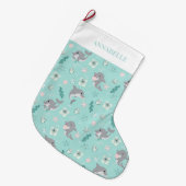 Sweet Dolphin Kerstmis stoppen Grote Kerstsok (Voorkant (Hangend))