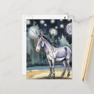 Sweet Donkey Unicorn Briefkaart