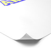 Sweet donut droomt raar poster (Hoek)