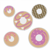 Sweet Donut Sprinkles Frosting Bakery Sticker (Devant)