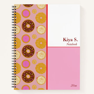 Sweet Donuts Spiral Notebook  Notitieboek