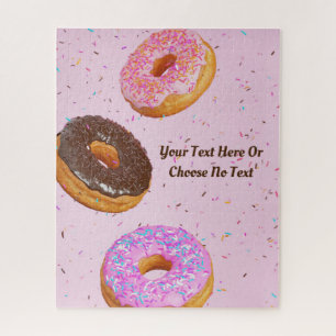 Sweet Doughnut Trees regenboogkleurige sprinkhaant Legpuzzel