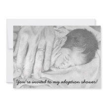 Sweet Dreams Baby, Adoption Shower Invitation