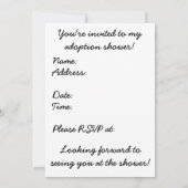 Sweet Dreams Baby, Adoption Shower Invitation (Dos)