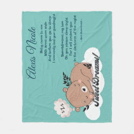 Sweet Dreams Baby Beer Fleece Deken