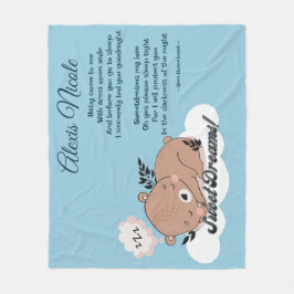 Sweet Dreams Baby Beer Fleece Deken