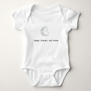 Sweet Dreams Baby - Crescent Moon & Stars Baby uit Romper
