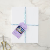 Sweet Dreams Baby Het is een jongen! Blauw en Paar Cadeaulabel (Met Touw)