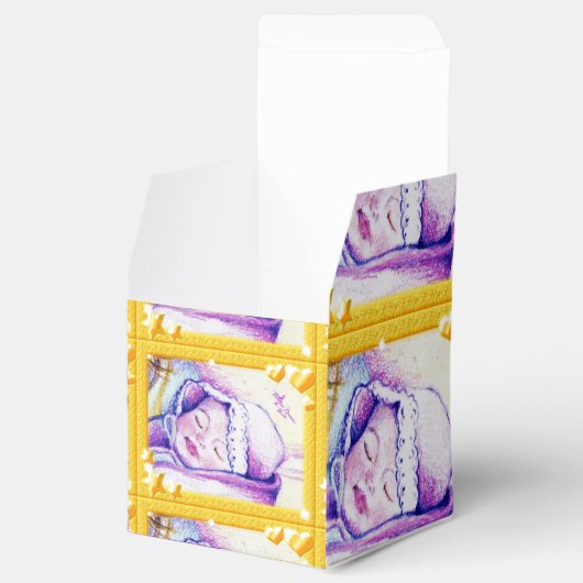 Sweet Dreams Baby Klassieke Vierbox Bedankdoosjes (Geopend)