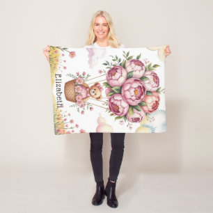 Sweet Dreams Baby Meisje Douche Gift Fleece Deken