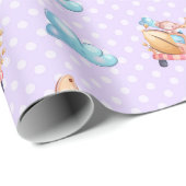 Sweet Dreams Baby Monkey Pattern Cadeaupapier (Rol Hoek)