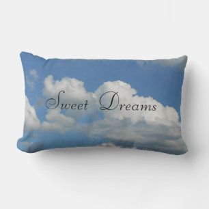 Sweet Dreams Blauwe Hemel, Witte Wolken Kussen Kus