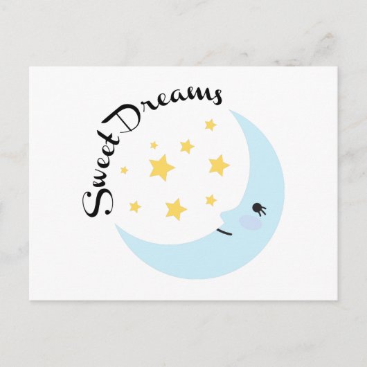 Sweet Dreams Briefkaart (Voorkant)
