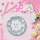 Sweet Dreams Counting Sheep Monogram Papieren Bordje (Feest)