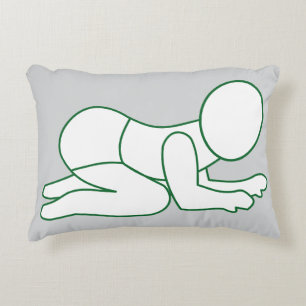 Sweet Dreams Coussin - Minimalist Baby Line Art