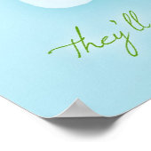 Sweet Dreams Cupcake Cloud Poster (Hoek)