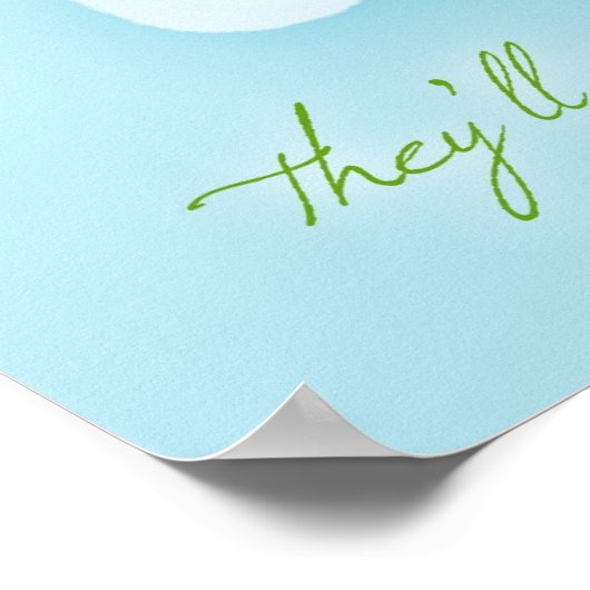 Sweet Dreams Cupcake Cloud Poster (Hoek)