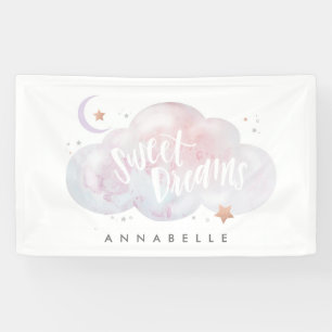 SWEET DREAMS Custom Slumber Party Banner