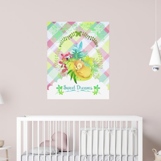 Sweet Dreams Eekhoorn  Poster (Kinderkamer 2)