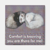 Sweet Dreams Ferret Magnet Magneet (Voorkant)