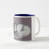 Sweet Dreams Ferret Tweekleurige Koffiemok (Voorkant rechts)
