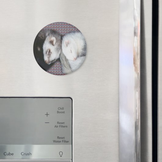 Sweet Dreams Ferrets Magnet (In situ (réfrigérateur))