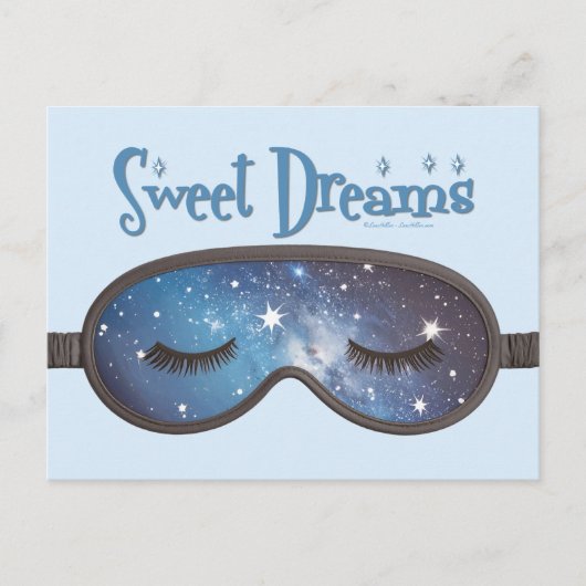 Sweet Dreams gezichtsmasker Briefkaart (Voorkant)