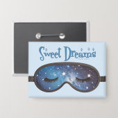 Sweet Dreams gezichtsmasker Button (Voorkant / Achterkant)