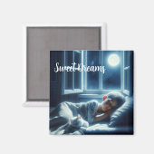 Sweet Dreams Kattenmagneet Magneet (Voorkant / Achterkant)