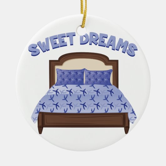 Sweet Dreams Keramisch Ornament (Voorkant)