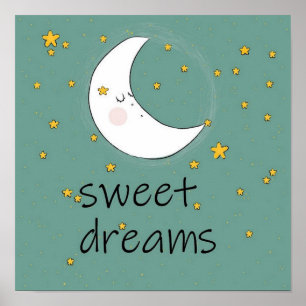 Sweet dreams kinderkamer poster