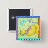 Sweet Dreams Kitty Button Badge (Devant & derrière)