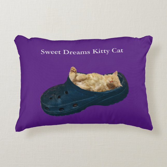 Sweet Dreams Kitty Cat, decoratieve kussen (Voorkant)