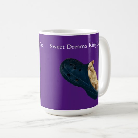 Sweet Dreams Kitty Chat, Café Mug (Devant droit)