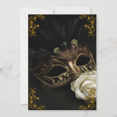 Sweet Dreams Masquerade Party Kaart (Achterkant)