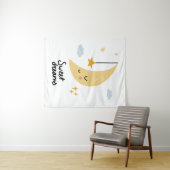 Sweet Dreams Moon & Stars Wandkleed (In Situ (horizontaal))