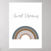 Sweet Dreams Rainbow Rosewood en Lavender Poster (Voorkant)