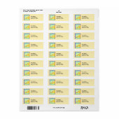 Sweet Dreams Return Address Label (Full Sheet)